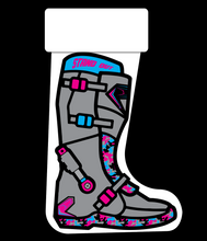 Load image into Gallery viewer, Pink/Blue Camo Motocross Boot Stockings
