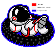 Space Chillin' Butt Patch